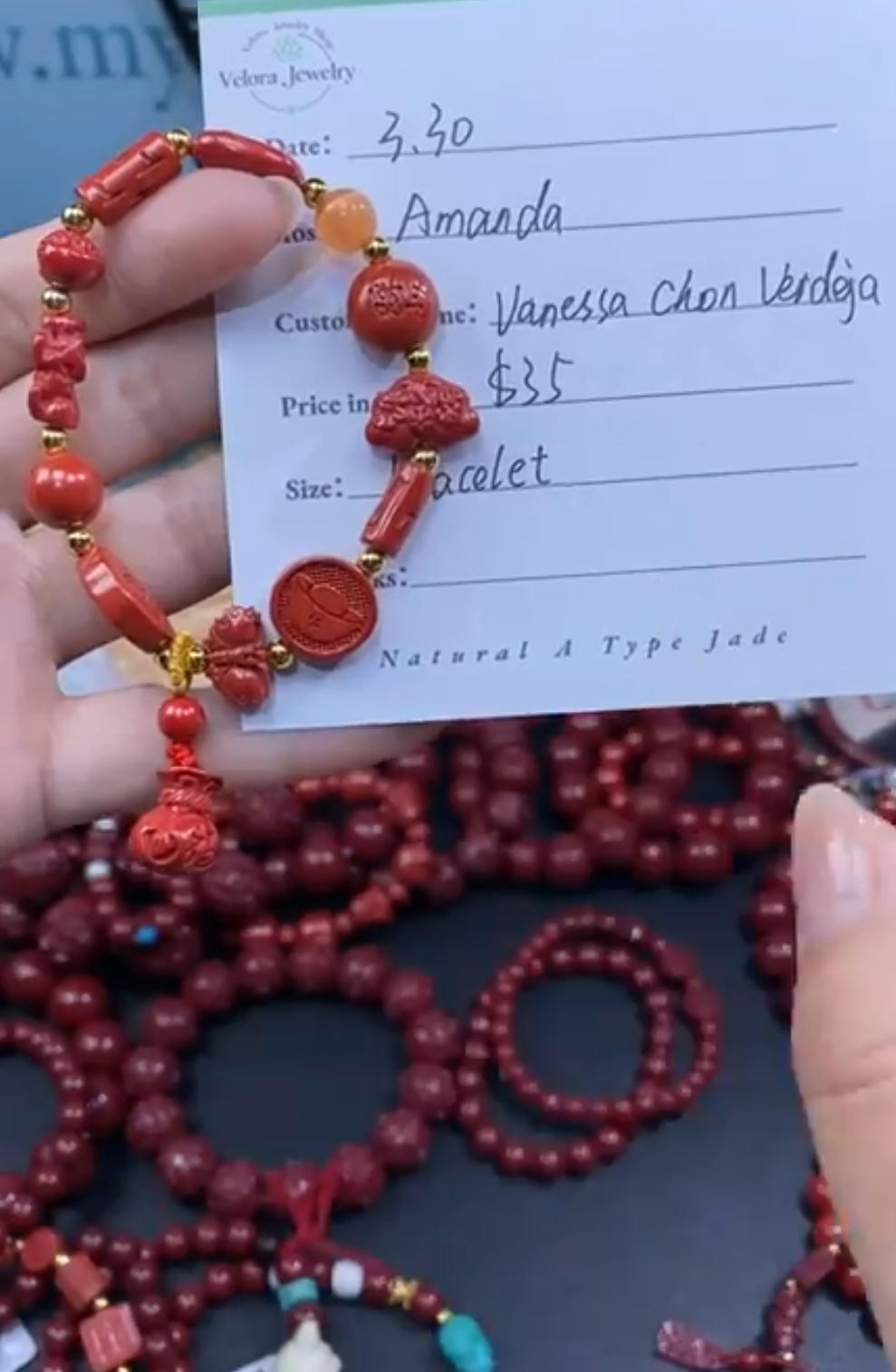 Vanessa Chon Verdeja Special Link from Velora Jewelry