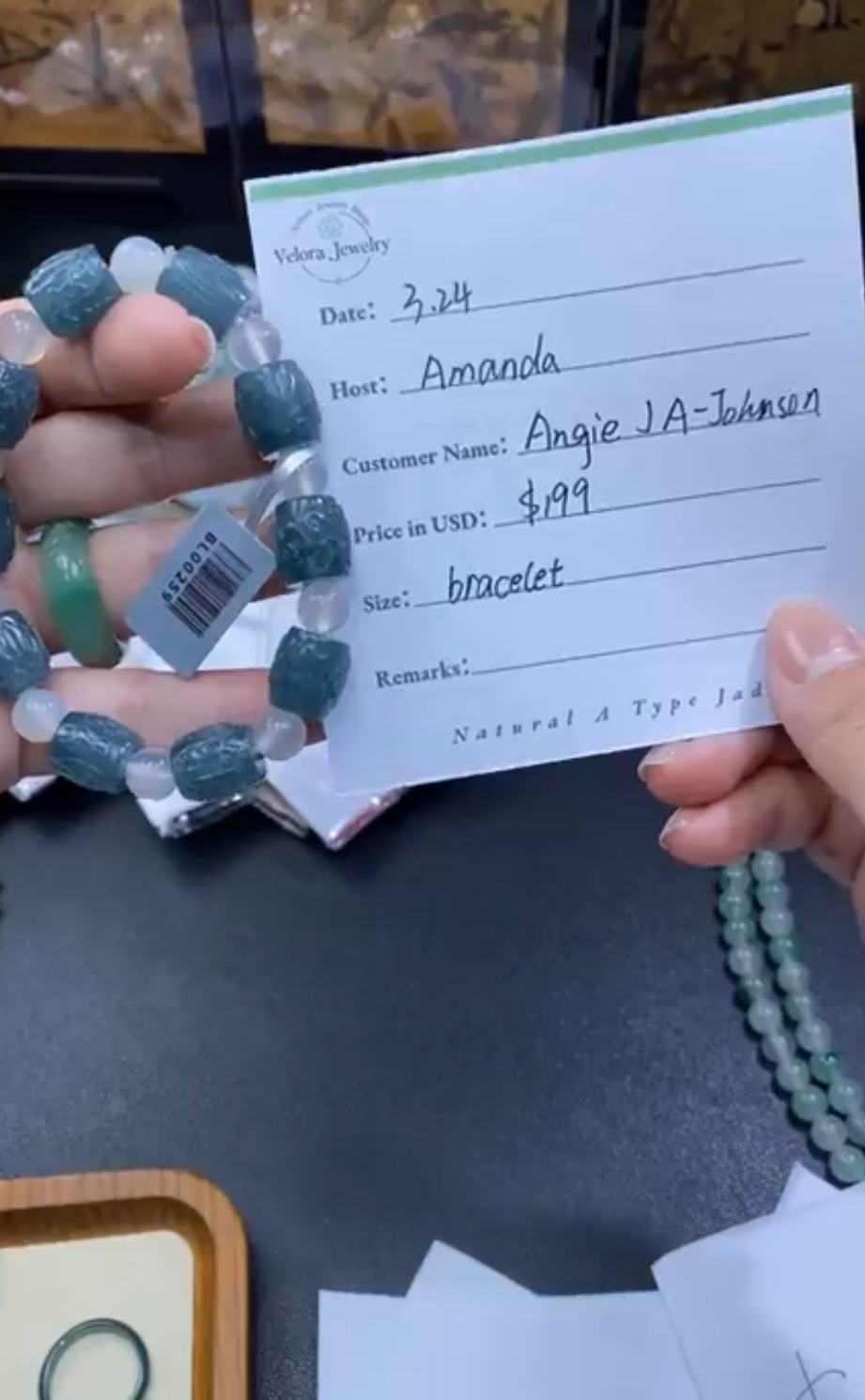 Angie J A-Johnson The Other Special Link from Velora Jewelry