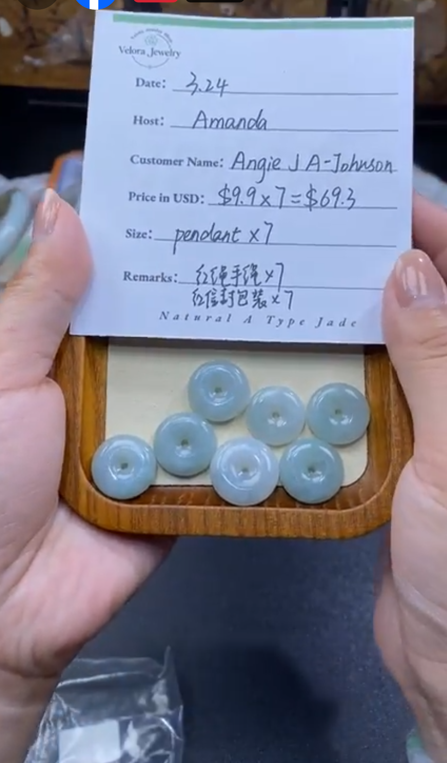 Angie J A-Johnson The Other Special Link from Velora Jewelry