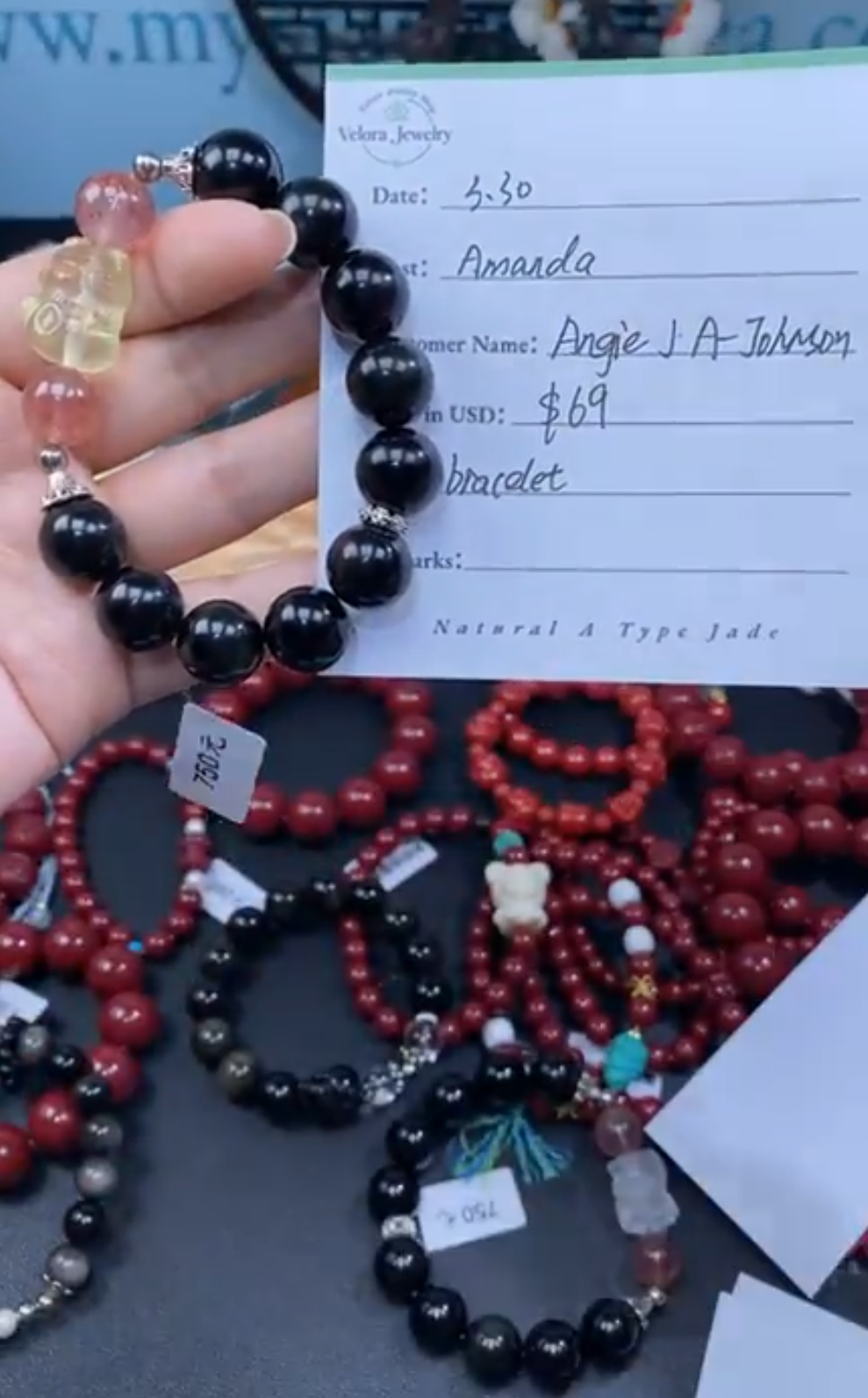 Angie J A - Johnson Special Link from Velora Jewelry