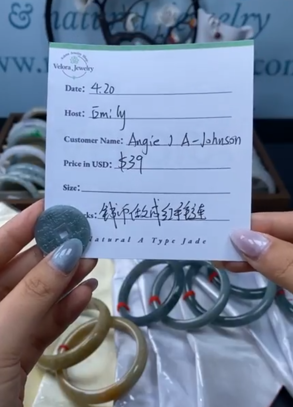 Angie J A-Johnson Special Link from Velora Jewelry