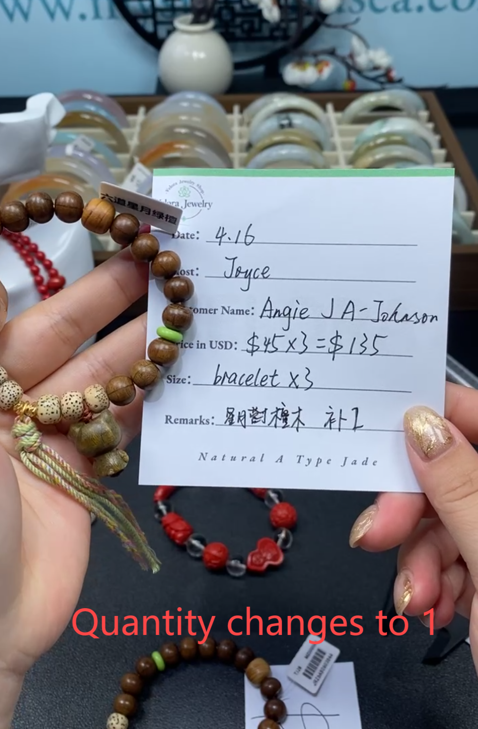 Angie J A-Johnson Special Link from Velora Jewelry