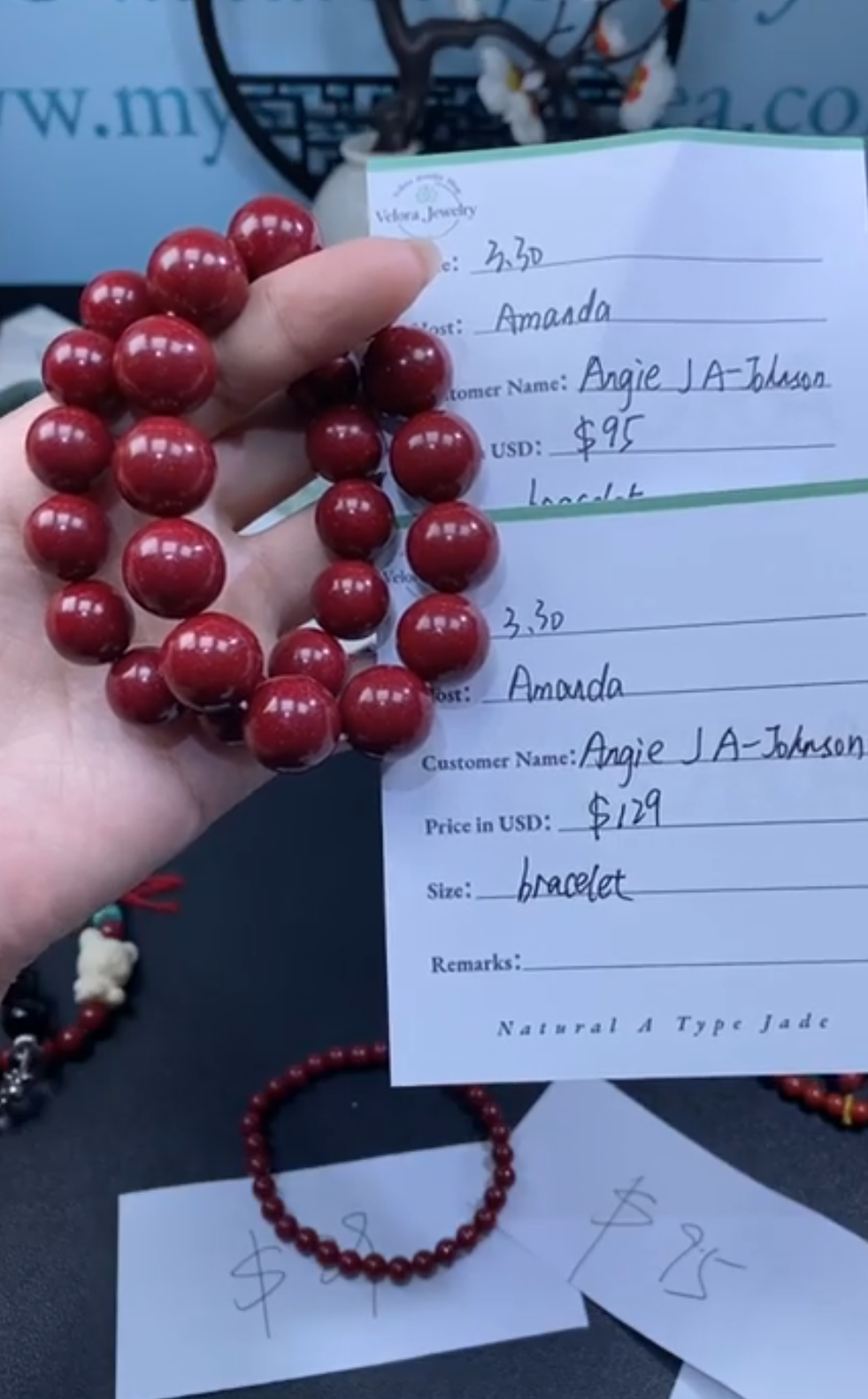 Angie J A - Johnson Special Link from Velora Jewelry