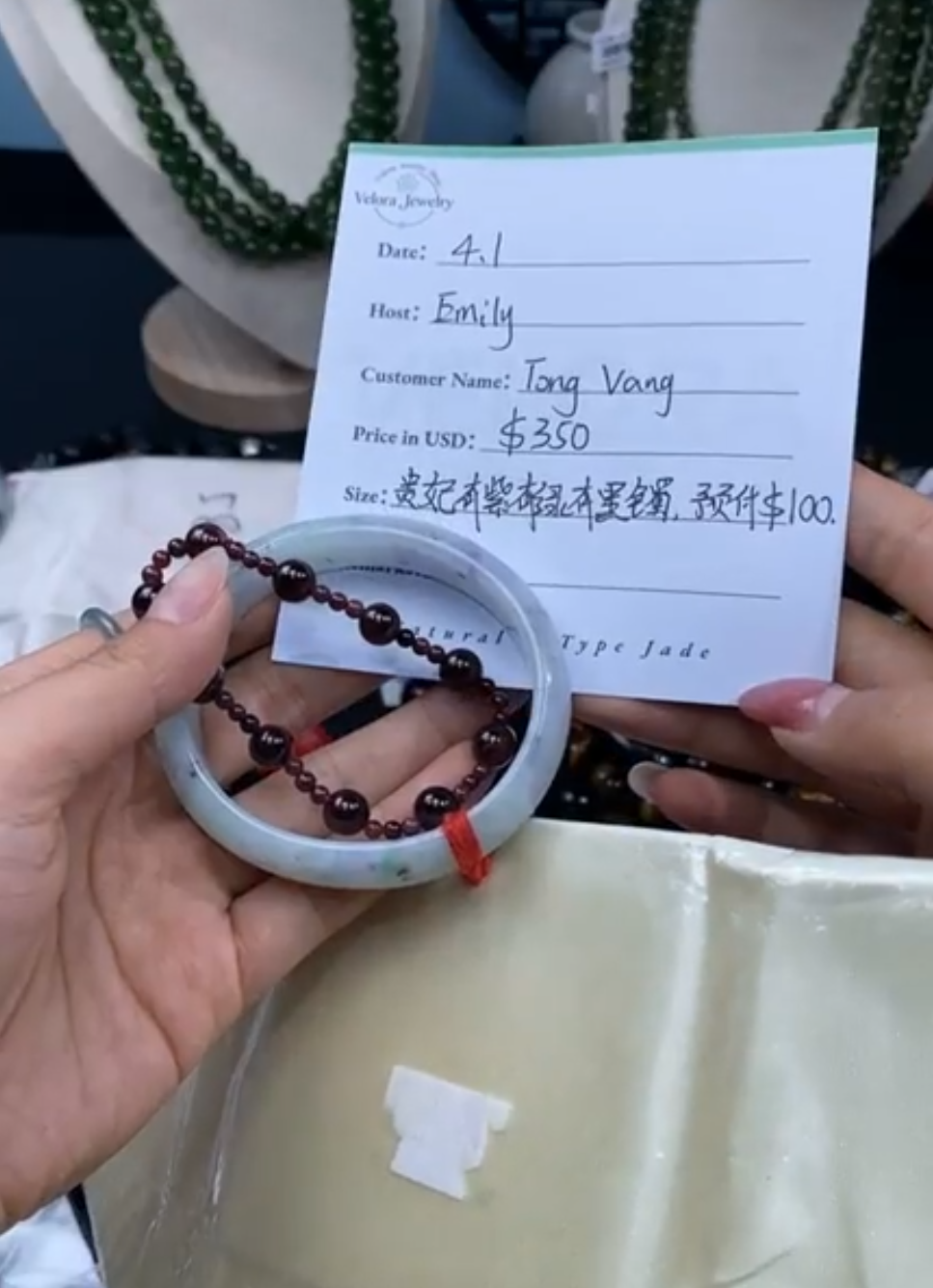 Tong Vang Special Link from Velora Jewelry